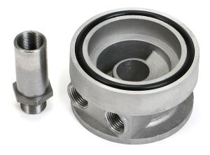 Oil Cooler Adapter;3-3/16 in. ID; 3-7/16 in.OD Filter Flange;13/16 in.-16