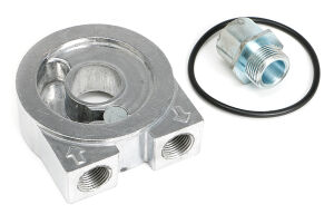 Oil Cooler Sandwich Adapter;2-1/2 in. ID; 2 3/4 in. OD Filter Flange;22mmX1.5