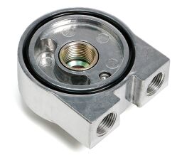 Oil Cooler Sandwich Adapter;2-1/2 in. ID; 2 3/4 in. OD Filter Flange;18mmX1.5
