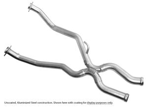 2-1/2 in. X-Pipe System; 1986-93 MUSTANG 5.0L; Factory Manifolds (Clearance)