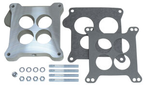 15/16 in. Tall, Holley 4BBL to Ford Manifold Carburetor Adapter -Cast Aluminum