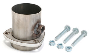 2-1/2 in Stainless Ball-Style O2 Header Reducer For 2 in. Exhaust