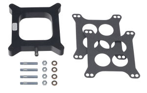 1 in. HOLLEY 4BBL SPACER with PCV - Open- Plastic Phenolic Carburetor Spacer