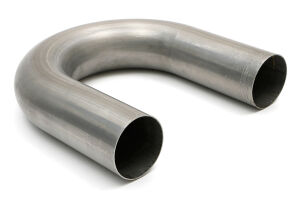 3 in. 16G Stainless, 180 Degree 4-1/2 in. Radius Mandrel Bend