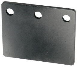 FLAT Mounting Bracket for DOUBLE Remote Oil Filter Base