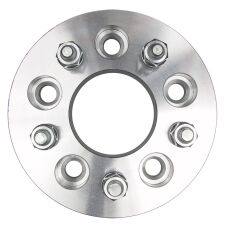 5 LUG Wheel Spacers; 4.75 in. Bolt Circle; 12mmx1.5 Threads (pr)- ALUMINUM