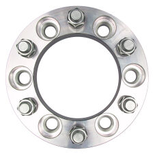 6 LUG Wheel Spacers; 5.5 in. Bolt Circle; 14mmx1.5 Threads (pr)- ALUMINUM