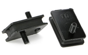 Heavy-Duty replacement MOPAR motor mount pads-(2-Short)