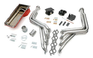 Engine SWAP-IN-A-BOX KIT; LS in 68-72 GM A-Body; 4L60/70E- Long HTC Headers