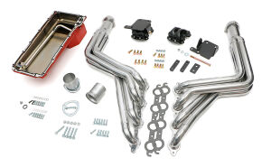 Engine SWAP-IN-A-BOX KIT; LS in 68-72 GM A-Body; TH350/TH400- Long HTC Headers