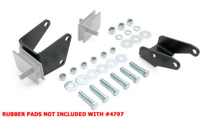 MOPAR B/RB into1967-72 A-BODY (with SLANT 6 K-member) Engine Bracket- NO PADS