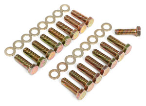 INTAKE MANIFOLD BOLTS; 3/8 in.-16 X 1-1/4 in. Hex Head (16 bolts)- YELLOW ZINC