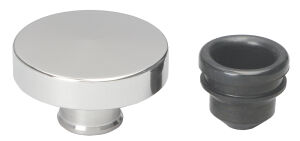 PUSH-IN Style Oil Filter Cap; 1-1/4 in. Neck- ALUMINUM