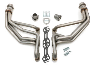 STAINLESS HEADERS; LONG; 67-91 2WD/4WD SB CHEVY TRUCKS/SUVS; 1-5/8 IN.- UNCOATED