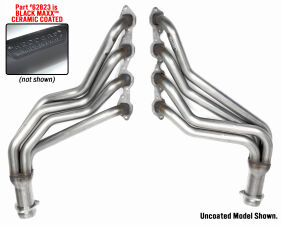 BLACK STAINLESS LONG-TUBE HEADERS For 67-91 GM 396-502 TRUCK/SUV