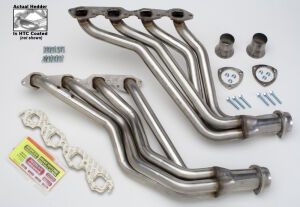 Silver Stainless Long-Tube Headers for 67-91 GM 396-502 Truck/SUV