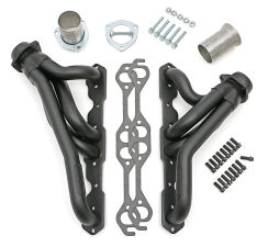 HD Black Mid-Length Swap Headers For SB Chevy in 87-95 Wrangler