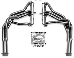 SILVER E.O. HEADERS For 71-91 GM 283-400 CLASS C VANS With A.I.R.