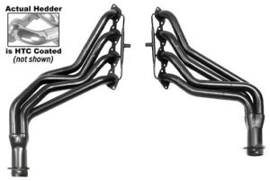 SILVER LONG-TUBE E.O. HEADERS For 67-91 GM 396-454 TRUCKS With A.I.R.