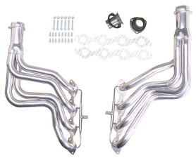 Silver Long-Tube E.O. Headers For 64-77 Chevelle 396-502 w/A.I.R.