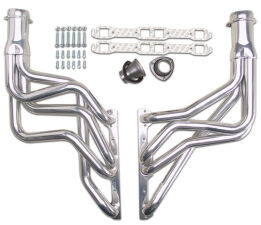 HD Silver Long-Tube EO Headers For 67-81 Camaro 283-400 No A.I.R.