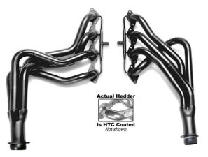 SILVER LONG-TUBE E.O. HEADERS For 67-91 GM 4WD 7.4L TRUCKS With A.I.R.