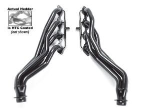 SILVER LONG-TUBE E.O. HEADERS For 88-95 GM 2WD 7.4L TRUCKS With A.I.R.