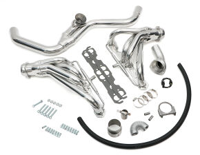 Silver Mid-Length EO Headers For 1982-92 Camaro 283-400 w/A.I.R.