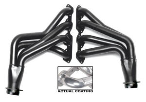 Silver Long-Tube EO Headers For '65-82 Corvette 396-502 No A.I.R.