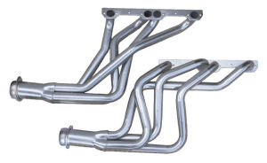 HD Silver Long-Tube EO Headers For 64-77 Chevelle 283-400 No AIR