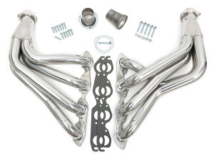 Silver Long-Tube Headers For 1965-82 Corvette 396-502