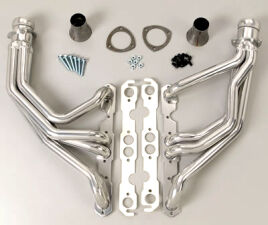 Silver Long-Tube Headers for 1964-67 Chevy II with 283-400