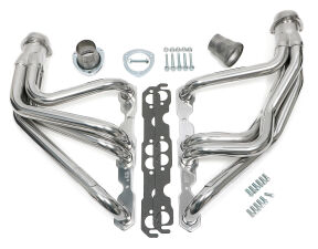 Silver Long-Tube Headers For 65-70 GM Passenger Cars with 283-400