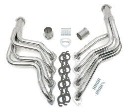 Silver Long-tube Headers For 64-77 Chevelle, 67-69 Camaro 396-502