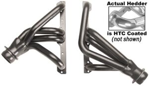 1-5/8 in Silver Mid-Length Headers For 1955-57 Chevy with 283-400