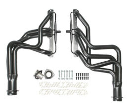 Silver Long-Tube EO Headers For '64-77 Chevelle 283-400 w/A.I.R.