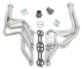 HD Silver 1-5/8 in Long-Tube Headers For 64-77 Chevelle w/283-400