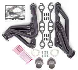 Silver Mid-Length Swap Headers For 283-400 in 1971-77 Vega, Monza