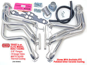 HD Silver Long-Tube EO Headers For 87-91 Corvette 283-400 w/A.I.R