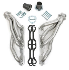 H.D. Silver Mid-Length Headers For 67-81 Camaro, G-Body w/283-400