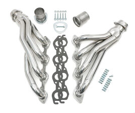 Silver Mid-Length Headers For 67-81 Camaro, 68-77 A-Body 396-502