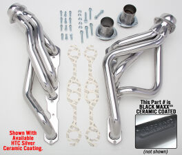 Black Mid-Length Headers For 78-87 G-Body 283-400, Close Ratio PS