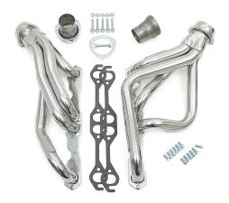 Silver Mid-Length Headers For 78-87 G-Body 283-400 w/Close Ratio