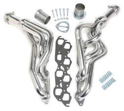 Silver Mid-Length Headers For '64-67 Chevelle/El Camino w/396-502