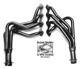 SILVER LONG-TUBE HEADERS For '67-91 GM 1 TON 4WD TRUCKS With 7.4L