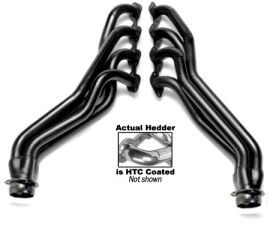 SILVER LONG-TUBE HEADERS For 1988-95 GM 4WD TRUCKS With 7.4L