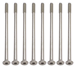 TALL ALUMINUM (only) Center Bolt Valve Cover Bolts (8 bolts)-STAINLESS STEEL