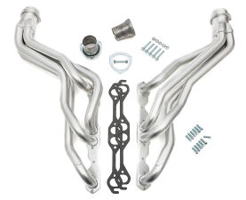 HD SILVER LONG-TUBE HEADERS For 88-95 5.0-5.7L GM 2WD/4WD TRUCKS Without A.I.R.