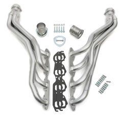 HD SILVER LONG-TUBE HEADERS For '88-95 GM 2WD 25-3500 7.4L TRUCKS