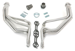 HD SILVER LONG-TUBE HEADERS For 67-91 GM 283-400 2WD/4WD TRUCKS